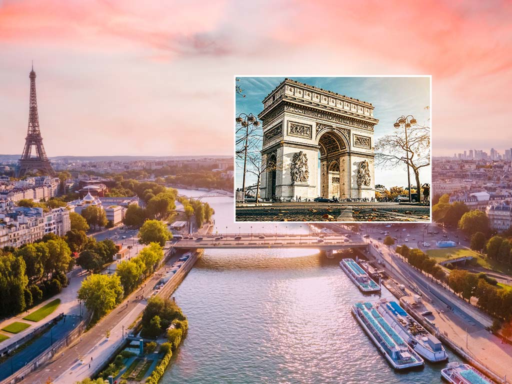 seine river cruise paris arc de triomphe - Paris Tickets